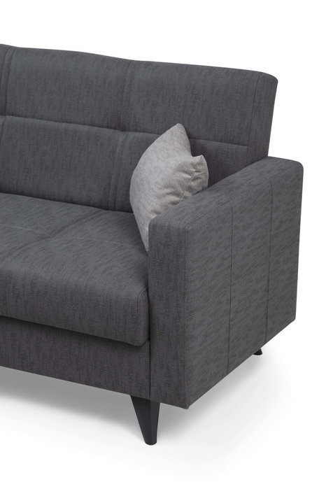 Atelier Del Sofa Polya - Sofá cama de 2 plazas Gris oscuro Atelier Del Sofa Polya - Sofá cama de 2 plazas Gris oscuro